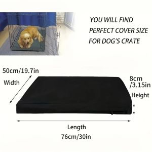 Zippered Dog Bed Cover Removable and Washable Pet Bed Cover UV Snow and Windproof Doubles As A Mattress Protector