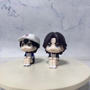 Bandai | 9cm New Prince of Tennis Anime Figure Protagonist Atobe Keigo Echizen Ryōma Figure Q Version Figurine PVC Collection Model Toys