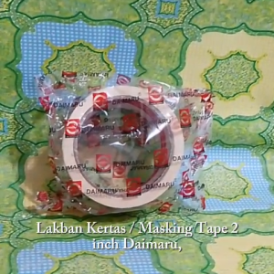 Lakban Kertas Atau Lakban DAIMARU Masking Tape 2 Inc 48 mm