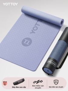YOTTOY | Thảm Yoga Chống Trượt Hấp thụ Sốc Im Lặng và Dày