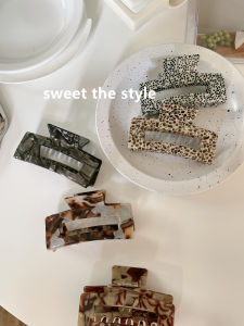 Large Size Shark Clamp Elegant Versatile Lazy French Style Hair Clip for Back of Head Fashionable Hair Accessories