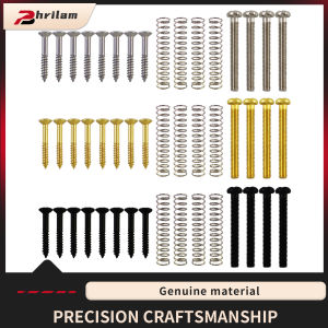 PHRILAM American Wire Humbucking Pickup Height Screws Humbucking Pickup Ring Pickup Frame Mounting Screws Spring