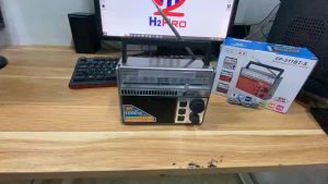 Đài Radio Fm-Am-Sw Máy Nghe Nhạc Bluetooth Fepe Fp-308BT Cao Cấp Mp3-Usb-TF-Aux Quà 50k Pin Sạc-H2Pro Tech