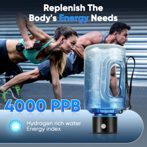 ⭐️【มีในสต๊อก+คลังสินค้าท้องถิ่น】⭐Iuhfs เครื่องผลิตไฮโดรเจน3000PPB กระบอกน้ำ【อัพเกรดใหม่2025】【ใบรับรองระดับโลก】ไฮโดรเจนกระบอกน้ำสหราชอาณาจักรพร้อมเทคนิค SPE PEM ชั้นนำปรับปรุงน้ำใน3นาทีหรือที่บ้านการเดินทางดื่มทุกวัน