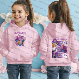 KPop Demon Hunters Hoodie Kids Clothes Autumn Winter Sport Hooded KPop Demon Hunter Fashion Casual Y2K Cosplay Hooded Kid/Adult