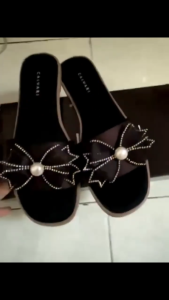 Sandal Wanita KARLA Tali Teplek Kasual by Calvari Sendal Kekinian ORIGINAL