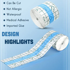 Medical Tape Waterproof Adhesive Breathable Patches Bandage First Aid Hypoallergenic Wound Dressing Fixation Tape