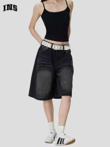 American Style Water-washed Denim Shorts