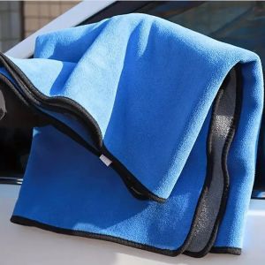 50cm x 100cm Ultra-Plush Microfiber Towel - Super Absorbent Thickened and Lint-Free for Truck and Car Washing Drying