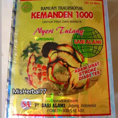 KEMANDEN 1000 NYERI TULANG SARI ALAMI ORIGINAL Jamu Asam urat nyeri tulang
