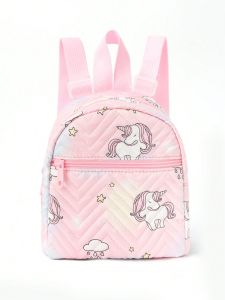 Foreign trade cross-border hot-selling backpack womens rainbow multi-color PU quilted mini backpack fashion leisure high-end sc