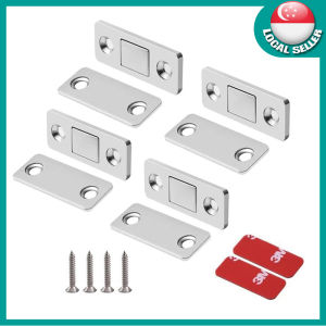 🇸🇬【SG stock】Door Closer door magnet cupboard magnetic latch cabinet Magnet Door Stopper Punch-free Ultra-thin InvisibleMagnet Sliding Door StopperWardrobe Door Magnetic CloserSliding Door closer Cabinet Catch Latch