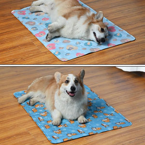 Pet Cooling Pad Dog Cat Summer Pad Mat Cooling Pad Ice Gel Sleeping Mat Pad For Kennel Crate And Beds Mat Pad Waterproof Mat Waterproof Dog Bed For Kennel Crate