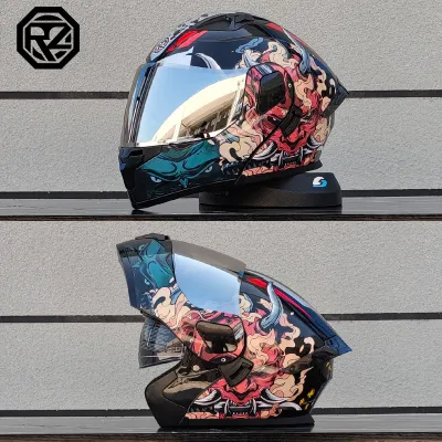 ORZ | Motorcycle Helmet with Bluetooth Double Lens Modular Design