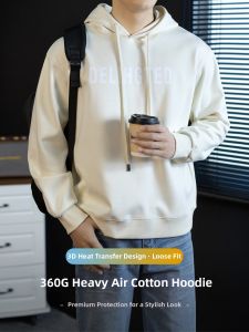 PERDONTOO | Heavy Air Cotton 3D Print Long Sleeve Hoodie Business Casual 360G