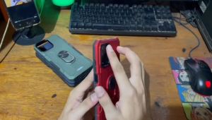 Casing Hp Untuk Xiaomi Redmi 10 4G Case Robot Hit Eye Whit Ring Transformer Phantom Hybrit Armor
