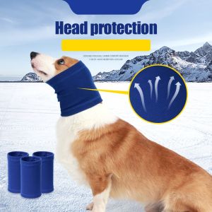 YUNAFIN Winter Cloth Noise-proof Head Wrap Soothing Relieving Anxiety Dog Cat Headgear Dog Calming Earmuffs Headwear Pet Ear Cover ​