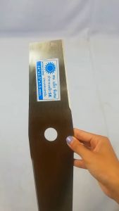 01291 ใบมีดตัดหญ้า (ใบมะละกอ) 14*3.5 * 1.5 mm. ทําจากเหล็ก SK คม แข็ง พิเศษ ผลิตจากประเทศเยอรมัน ตราพระอาทิตย์