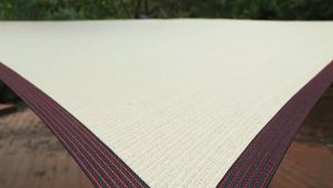 ผ้าใบกันแดด หนาเป็นพิเศษแผ่นตาข่ายกันสาด บังแดดได้99.9%สแลน ผ้ากันแดด ม่านบังแดด กันแดด กันฝน แข็งแรงทนทาน （ฟรีเชือกรูดเฉพาะ）