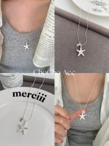 Korean Style Versatile Star Necklace Womens Hoodie Chain Fashionable Long Necklace Accessory  out Celebrity Inspired