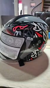 GRAYFOSH G6 KIDS HELMET BUDAK KID ADA SIRIM MALAYSIA CHILDREN KANAK JUNIOR MOTORCYCLE (Free Size 57CM)  - Driderz Helmets Shop