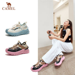Cameljeans Womens Hollow Breathable Thick-soled Sandals Summer New Outdoor Sports Shoes