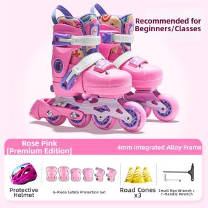 SUPER YOUNGSTER | Beginner Friendly Childrens Inline Skates With Support Wheels