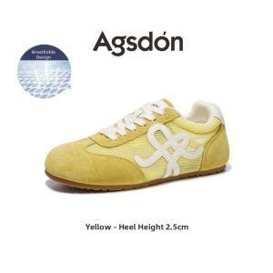 Agsdon | Yellow Breathable Summer Training Shoes
