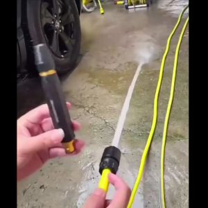 Spray Gun Adjustable Metal Nozzle Garden Hose Sprinkler System Pressure Washer Car Wash Watering Gun Cleaning Tool