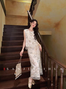 New Chinese Style Beaded Embroidery Summer Set