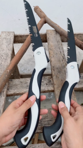 เลื่อยพับได้ เหล็กSK5 แข็งแรงทนทาน เลื่อยไม้ เลื่อยไว ปรับปรุงบ้าน ตัดแต่งกิ่ง ทำสวน Bakufu