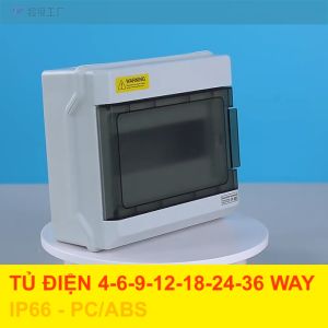 Tủ điện phân phối chống nước SH-9 WAY chuẩn IP66 (SHPN Series) - Waterproof Power Distribution Boxes SH-9 WAY IP66