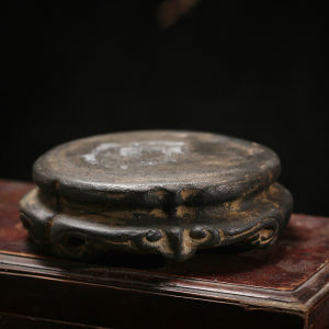 Erli Chinese Style Ancient Purple Clay Han Brick Zen Landscape Miniature Dry Puff Table Tile Flower Pot Bamboo Decorative Vase