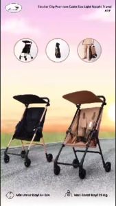 Labeille A191 Baby Stroller Kuat Stroller Clip Premium Cabin Size Light Weight Travelling Kereta Dorong Lipat Bayi Anak Kidu Baby