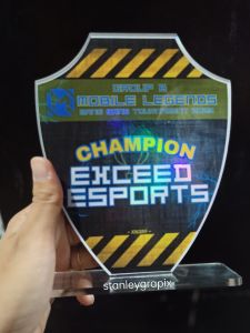 CUSTOMIZED 3MM ACRYLIC PLAQUE OR TROPHY AWARDS