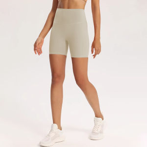 High Quality Sports Shorts Womens Running Yoga Pants Quick Dry Fitness Running Sports Shorts Ultra Stretch Breathable Nylon