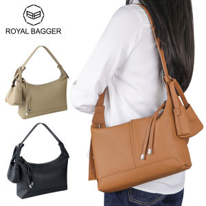 กระเป๋าพาดลำตัวสำหรับผู้หญิงหนังแท้ Smart King กระเป๋าถือความจุขนาดใหญ่กระเป๋าสะพายไหล่แฟชั่นพร้อมกระเป๋าเงินขนาดเล็ก3107
