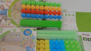 SG EmmAmy® DIY Tent Playhouse Kit Creative Fort Toys Building Toys DIY Castles Tunnels Play