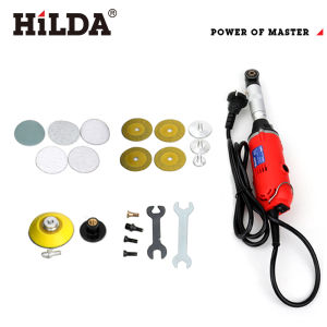 HILDA | HILDA 6-Speed Electric Tile Grout Cleaner 90° Elbow Seam Cleaning Grinder Machine for Ceramic Tile Seam Polishing & Cutting