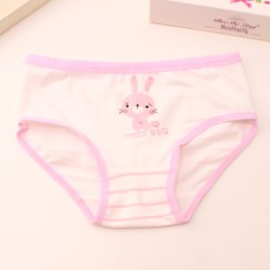 Girls Cotton Triangle Shorts Underwear Cartoon Design Comfortable Breathable Innerwear for Children Aged 2-13 Years Old