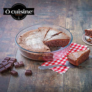 French Import Ocuisine Microwave Oven Baking Dish Cake Baking Dish Dish Oven Special Use Glass Pizza Grill Baking Dish