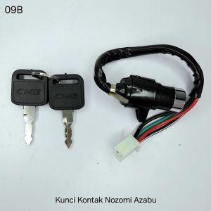 kunci kontak motor nozomi azzabu (GS 09B) sparepart roda tiga