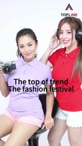 TopLine Womens Polo Shirt Light Color