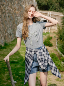XIANGYING | Elegant Design Women T-Shirt