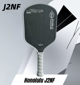 SWORD&SHIELD J2NF T700 Carbon Fiber Pickleball Paddle Polymer Honeycomb Core 16mm Textured Surface Balanced Power&Control