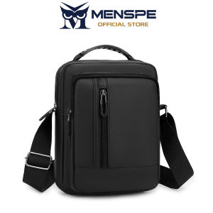 MENSPE Mens Shoulder Bag Waterproof Film Bag Fashion Messenger Bag Handbag Travel Bag Business Bag Large Capacity Cross Body Bag Lightweight Casual Bag Leisure Sport Street Bag