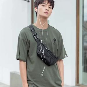 228HK Waterproof Mens Waist Bag Cal Chest Pack Fashion Crossbody Bags For Men Multifunctional Shoulder Bag Man Belt Pouch Men Bag