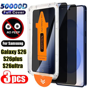 1-3Pcs Anti-spy For Samsung S26 25 Edge Ultra Dust Free Install Privacy Tempered Glass Screen Protector For S24 S22 S23 S21 Plus