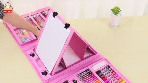 86/208pcs Kids Painting Set Colour Crayon Drawing Art Set for Kids Color Drawing Pencil Set Art Set Drawing and Painting