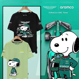 Aston Martin Team NASA Co-brand Pure Cotton T-Shirt